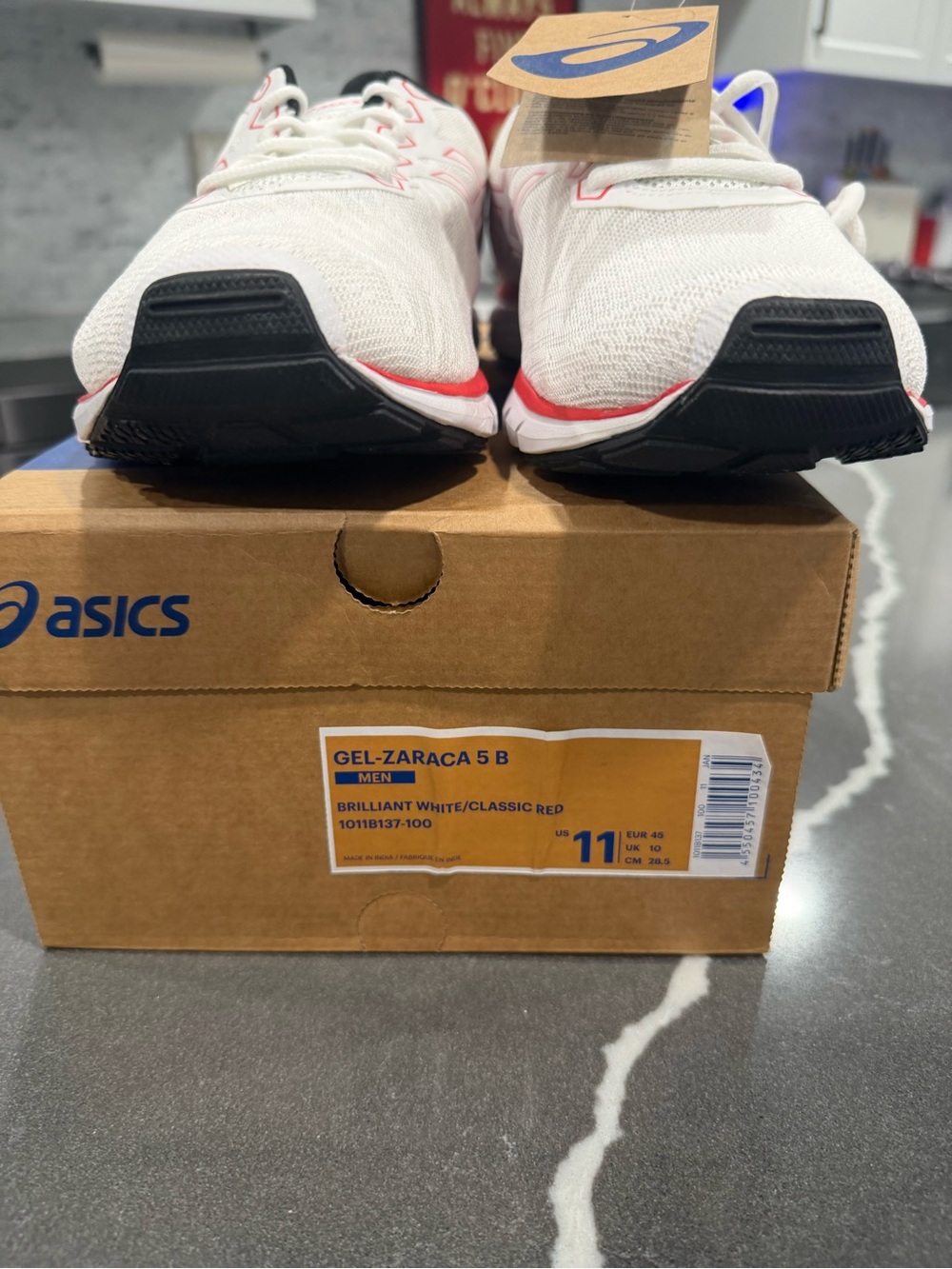 ASICS  GEL-Zaraca 5 - Brilliant White/Classic Red
